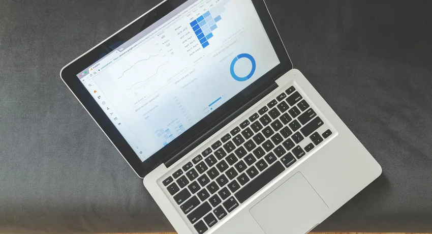 Email marketing analytics dashboard showing campaign performance metrics and conversion data