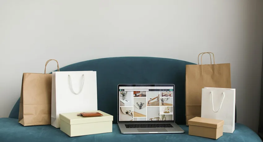 Modern ecommerce development interface showcasing conversion optimization features