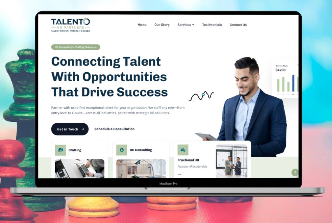 Talento HR agency website